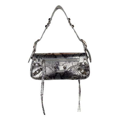 Gray Calfskin Handbag