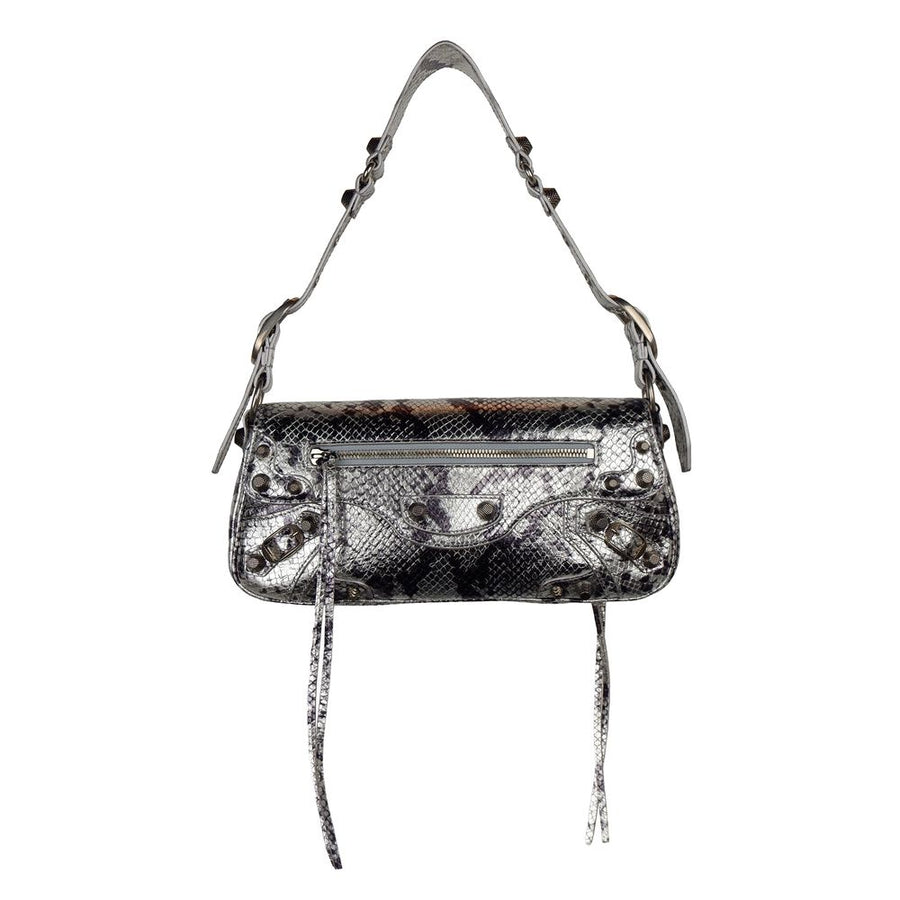 Gray Calfskin Handbag