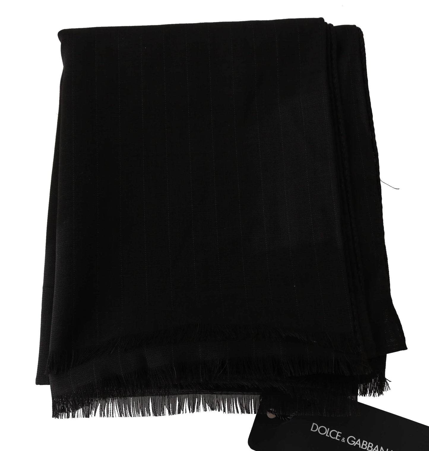 Dolce & Gabbana Elegant Striped Wool Men'S Scarf