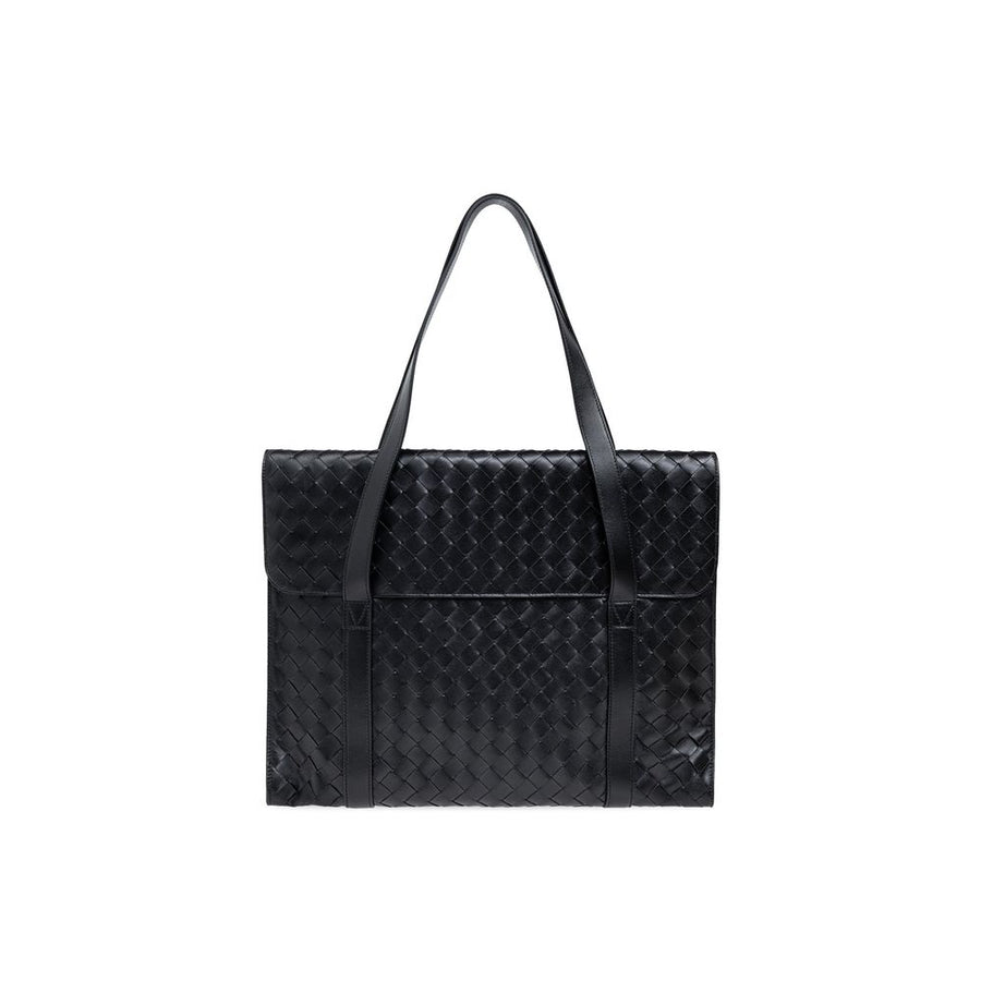Intrecciato Leather Briefcase