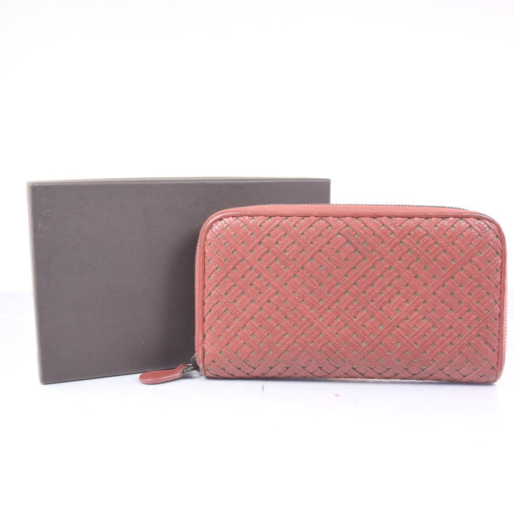 Bottega Veneta Brown Leather Intrecciato