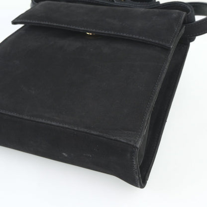 Salvatore Ferragamo Black Suede Vara