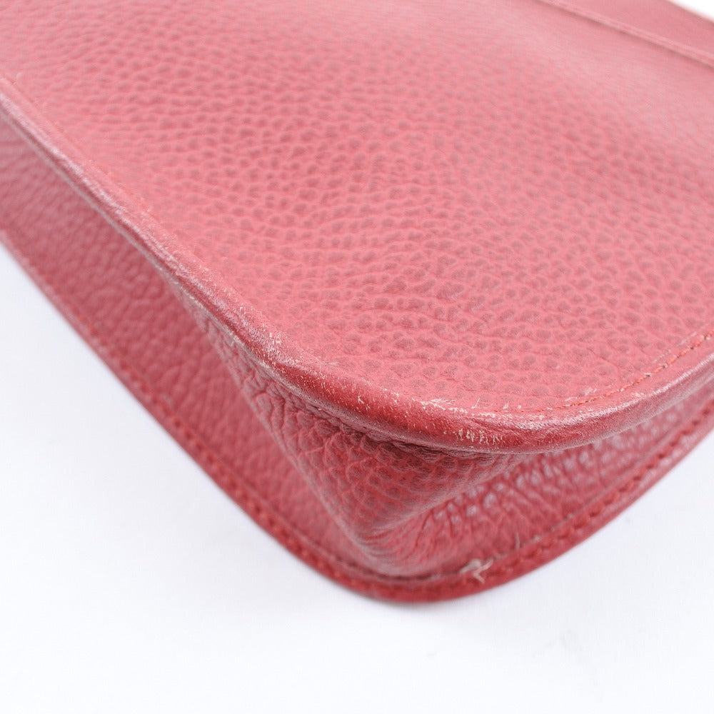 Dior Red Leather Clutch