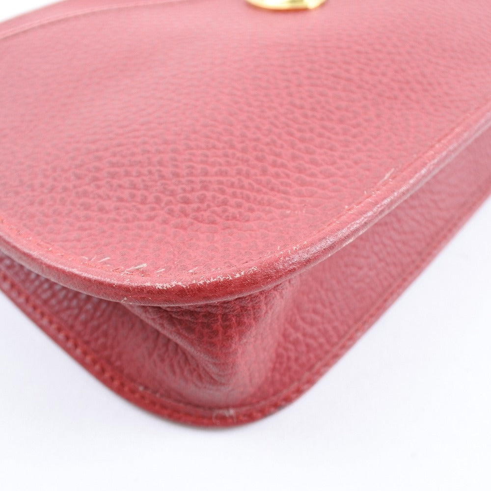 Dior Red Leather Clutch