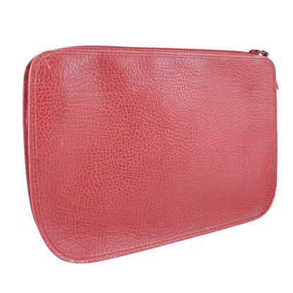 Dior Red Leather Clutch