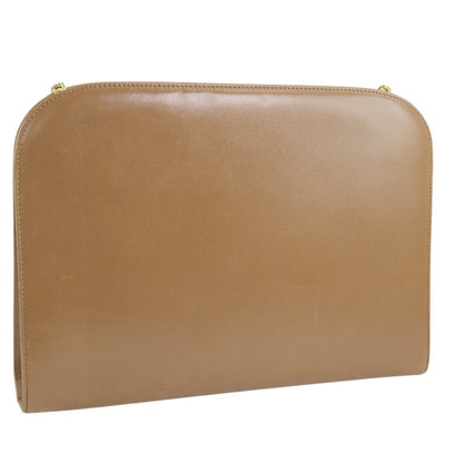 Salvatore Ferragamo Brown Leather Shoulder