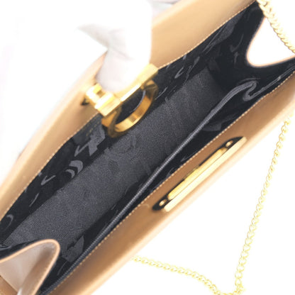 Salvatore Ferragamo Brown Leather Shoulder