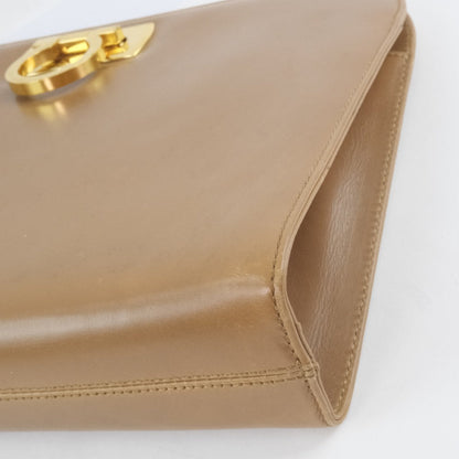 Salvatore Ferragamo Brown Leather Shoulder