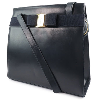 Salvatore Ferragamo Blue Leather Vala