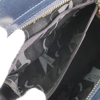 Salvatore Ferragamo Blue Leather Vala