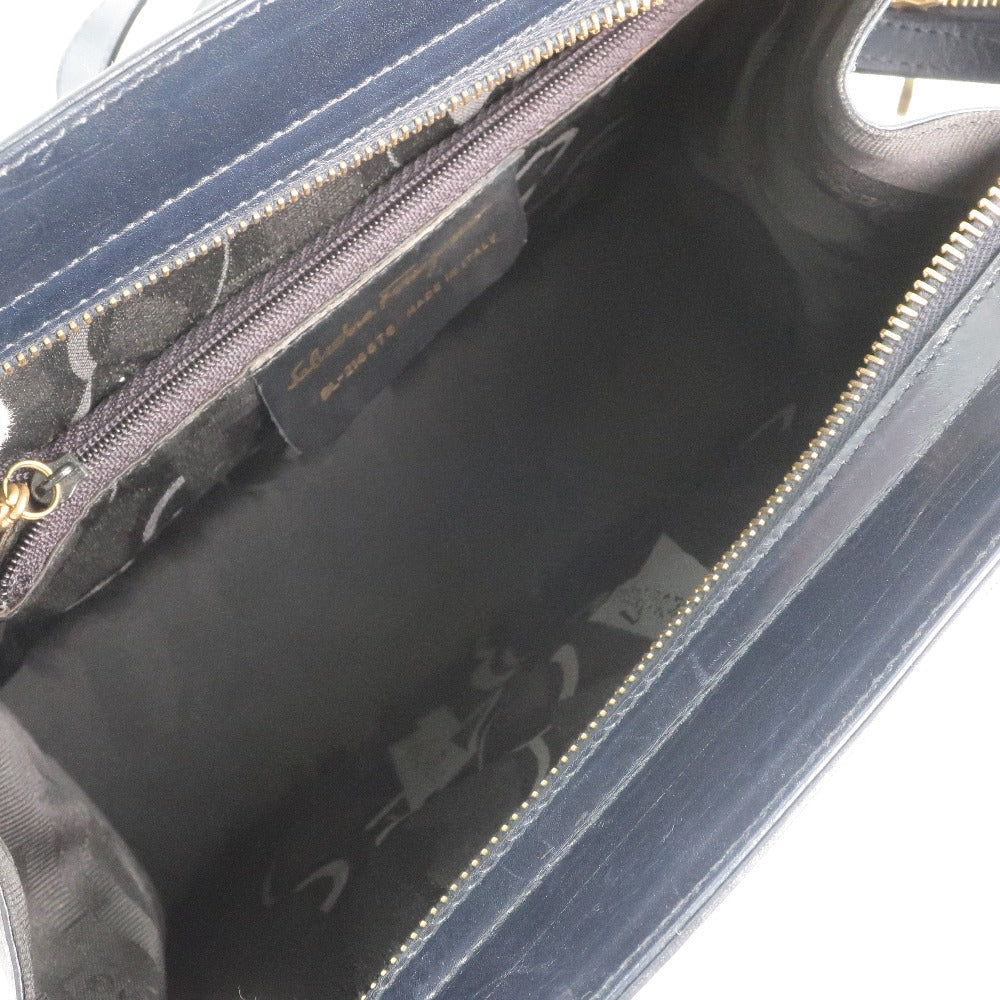 Salvatore Ferragamo Blue Leather Vala