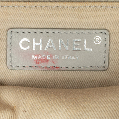 Chanel Cc Quilted Tweed Single Flap