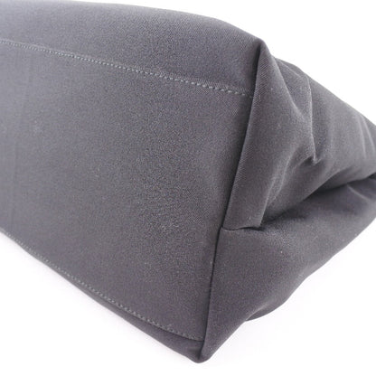 Salvatore Ferragamo Black Canvas Shoulder
