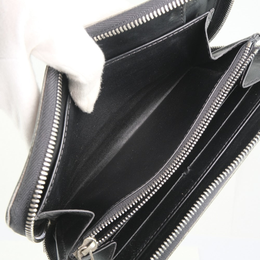 Louis Vuitton Black Leather Zippy Organizer