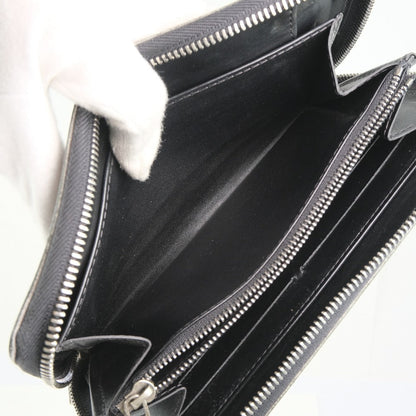Louis Vuitton Black Leather Zippy Organizer