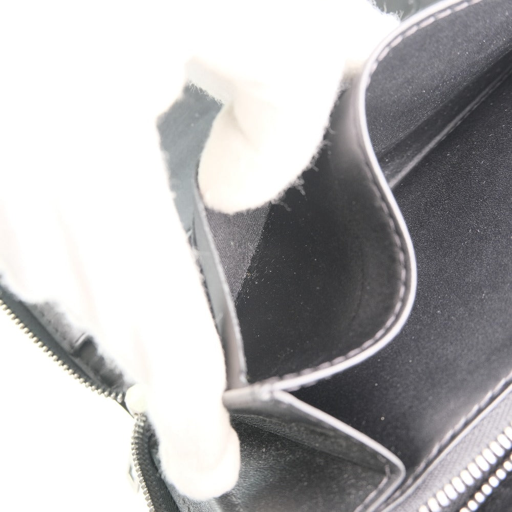 Louis Vuitton Black Leather Zippy Organizer