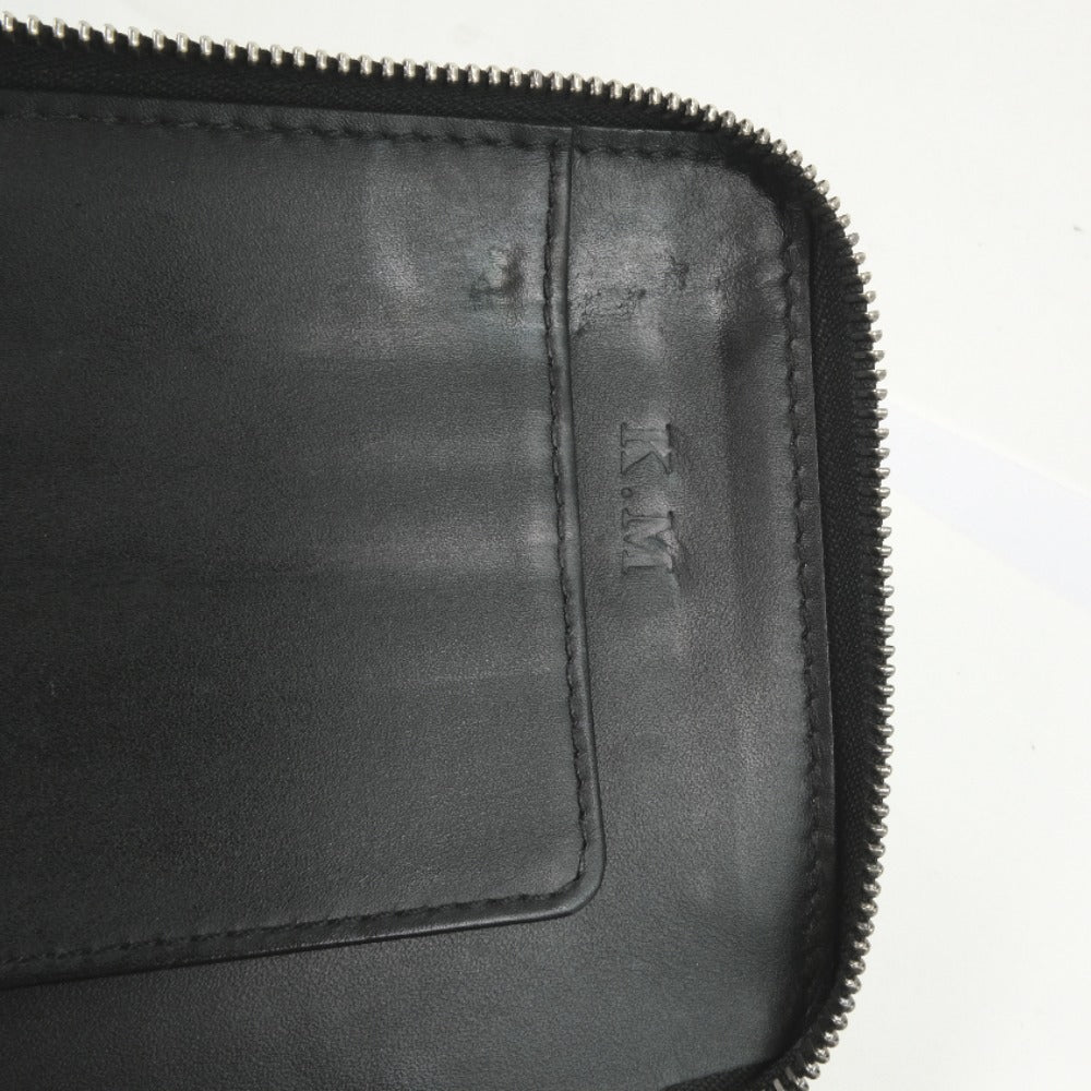 Louis Vuitton Black Leather Zippy Organizer