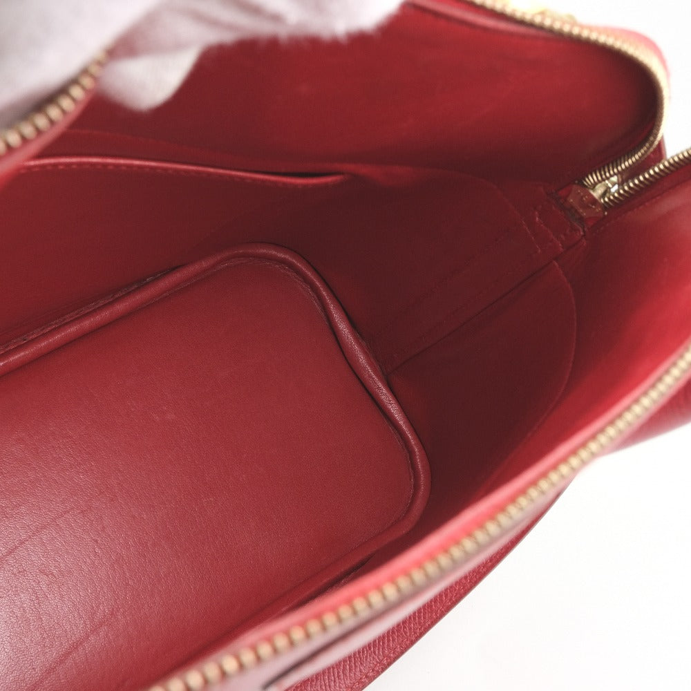 Hermès Red Leather Bolide
