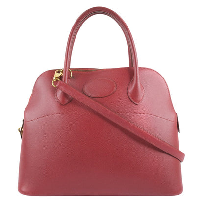 Hermès Red Leather Bolide