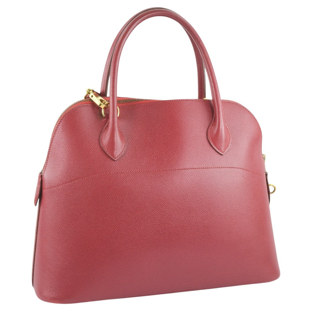 Hermès Red Leather Bolide