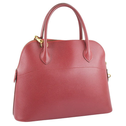 Hermès Red Leather Bolide
