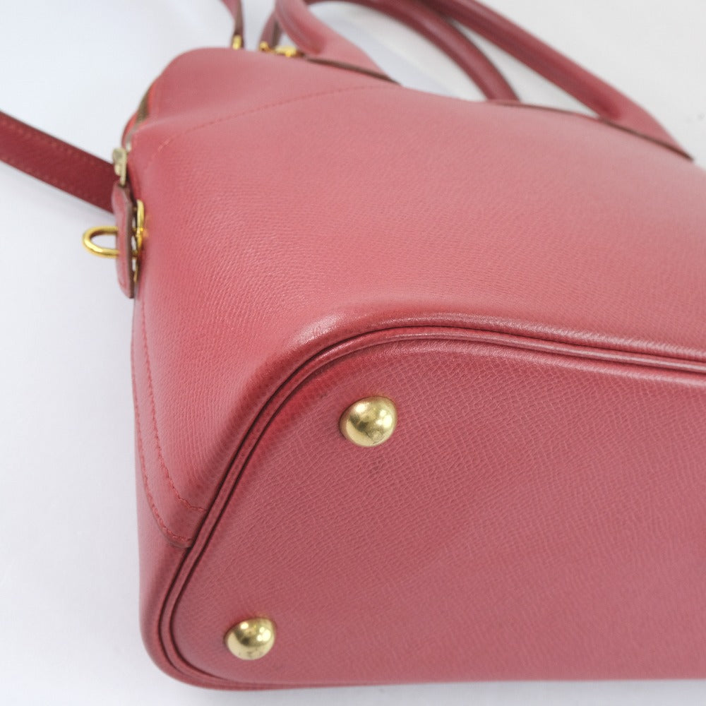Hermès Red Leather Bolide