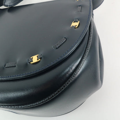 Salvatore Ferragamo Black Leather Vara