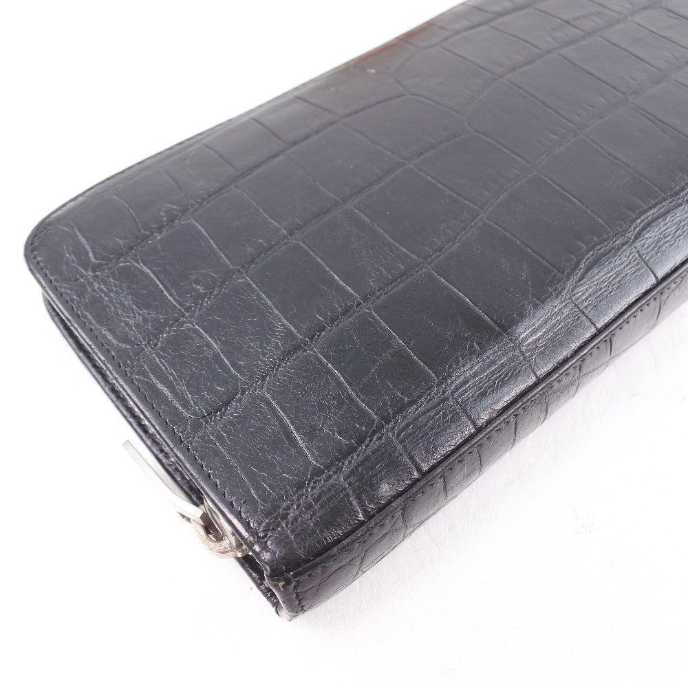 Saint Laurent Black Leather Wallet