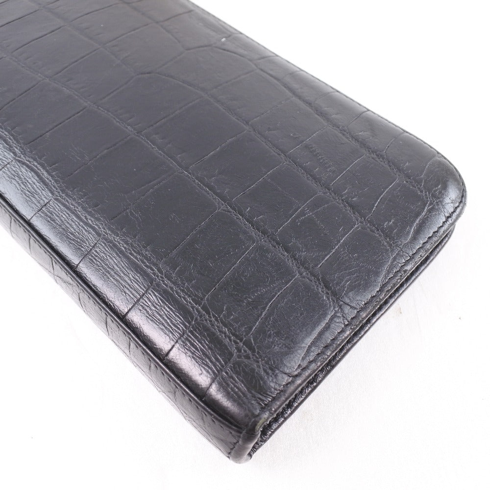 Saint Laurent Black Leather Wallet