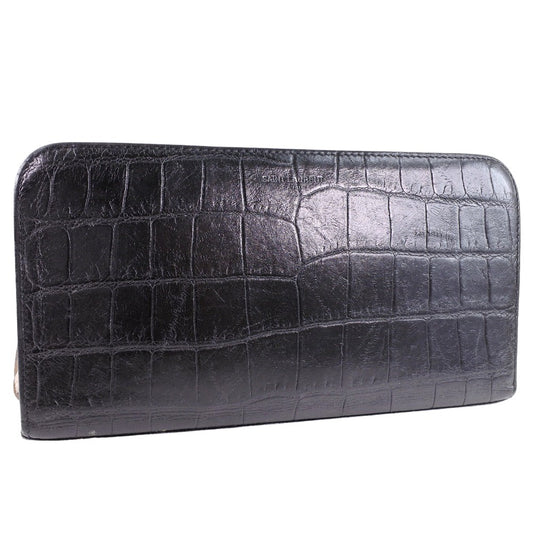 Saint Laurent Black Leather Wallet