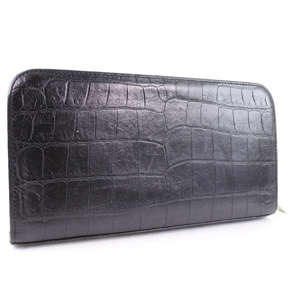 Saint Laurent Black Leather Wallet