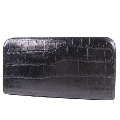 Saint Laurent Black Leather Wallet