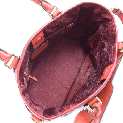 Loewe Red Leather Handbag