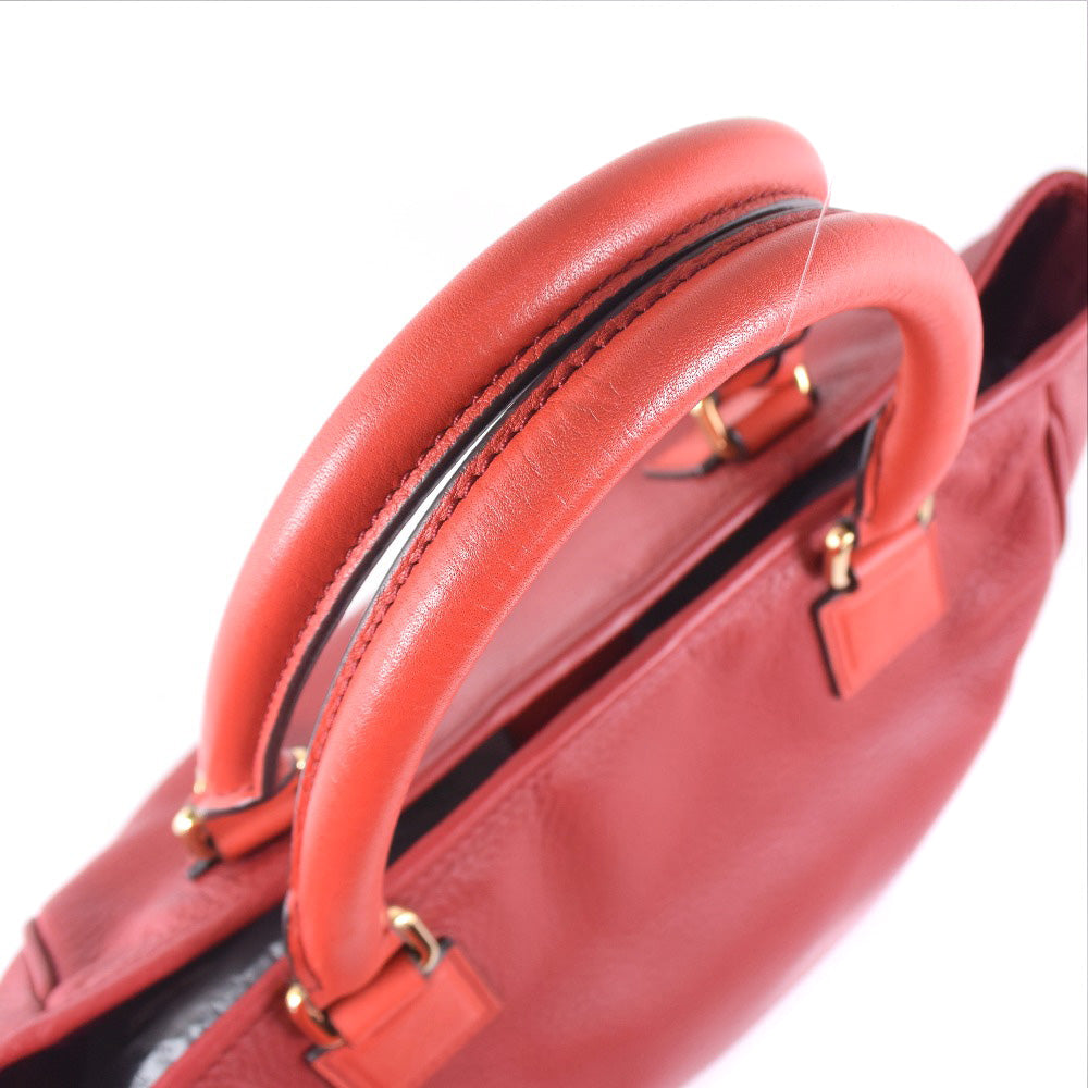 Loewe Red Leather Handbag