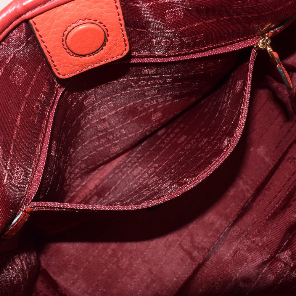 Loewe Red Leather Handbag