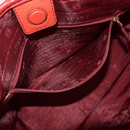 Loewe Red Leather Handbag
