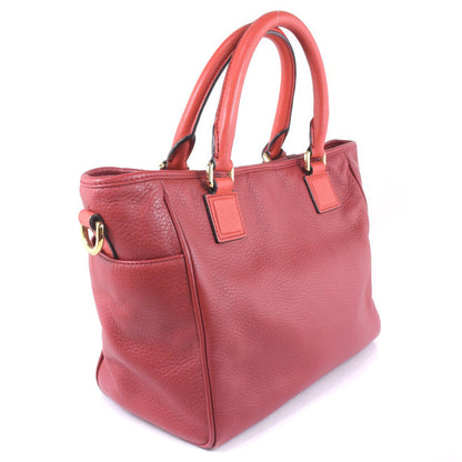 Loewe Red Leather Handbag