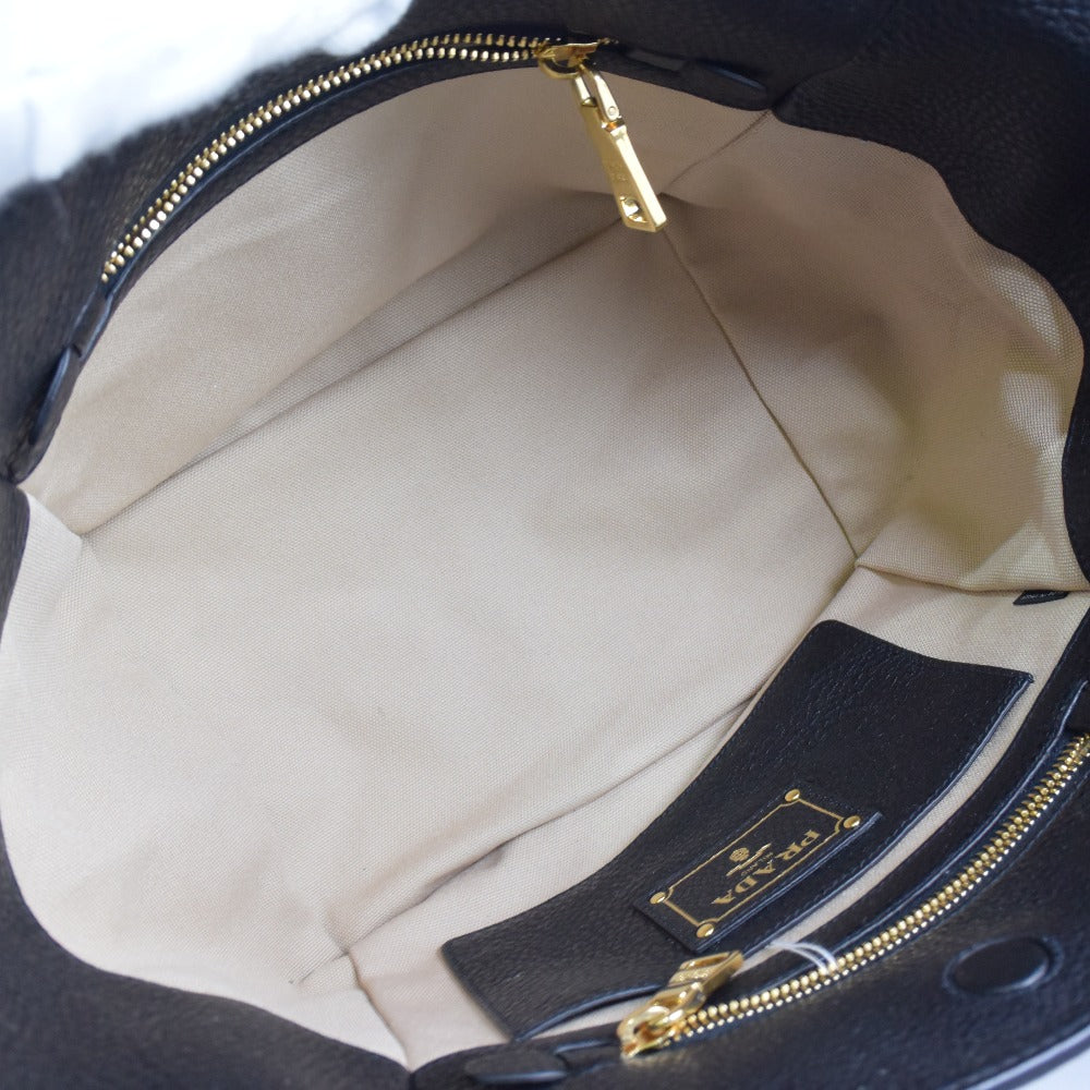 Prada Black Leather Handbag