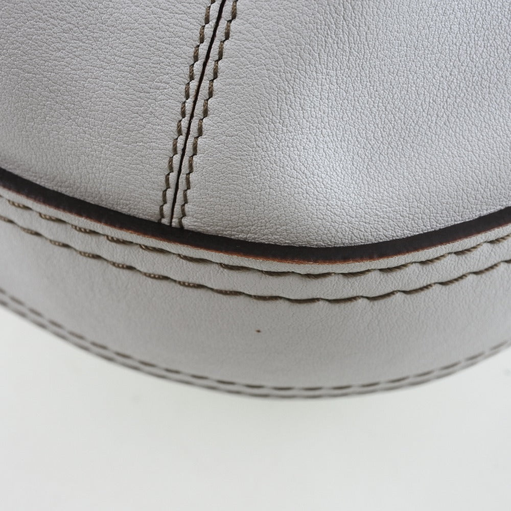 Loewe White Leather Shoulder