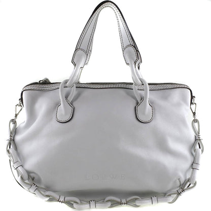Loewe White Leather Shoulder