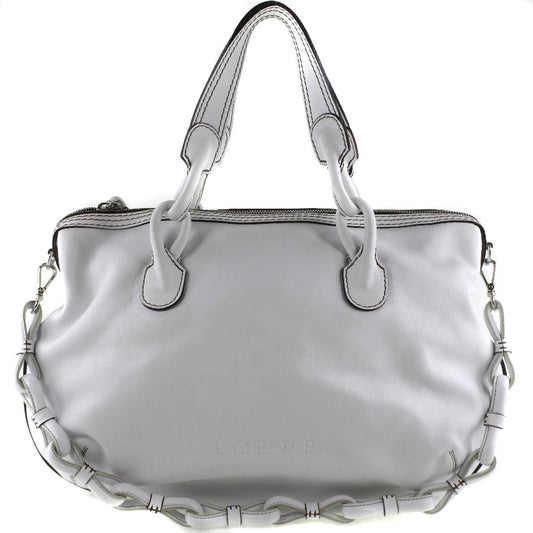 Loewe White Leather Shoulder