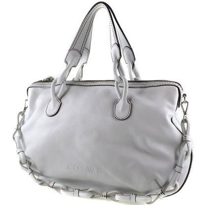 Loewe White Leather Shoulder