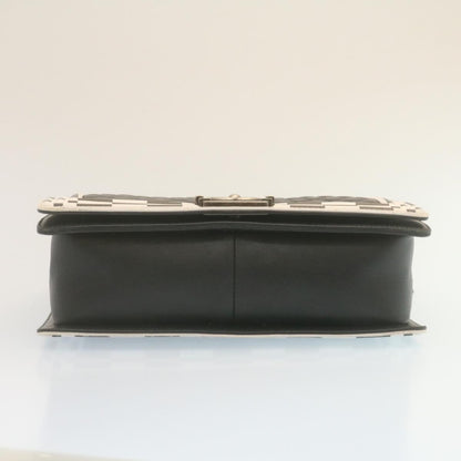 Chanel Black Leather Boy