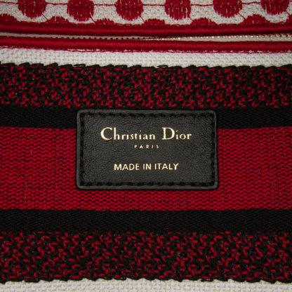 Dior Medium Embroidered Canvas Dioramour Dots Lady D Lite