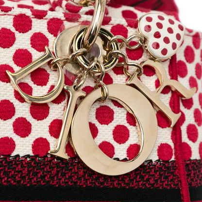 Dior Medium Embroidered Canvas Dioramour Dots Lady D Lite