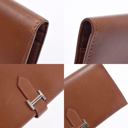 Hermès Brown Leather Béarn