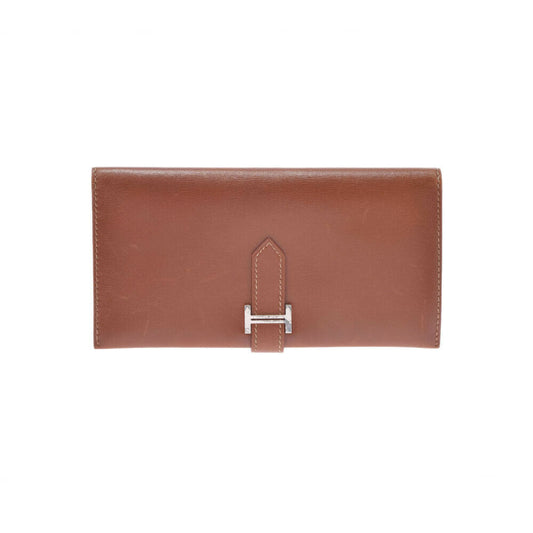 Hermès Brown Leather Béarn