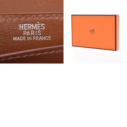 Hermès Brown Leather Béarn