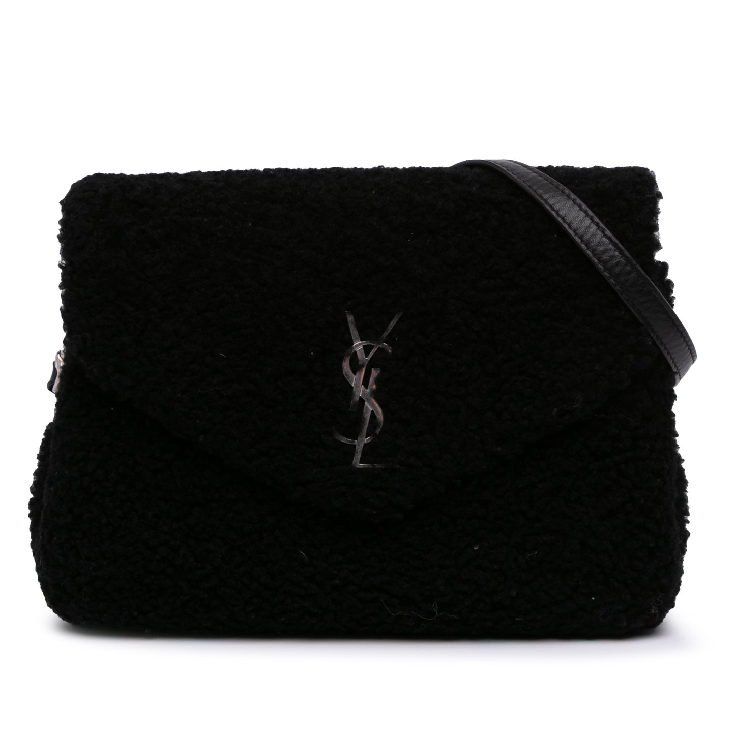 Saint Laurent Toy Shearling Loulou Crossbody