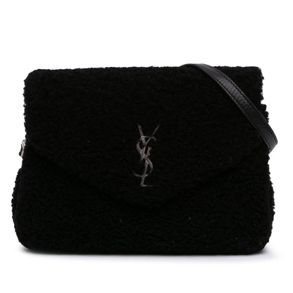 Saint Laurent Toy Shearling Loulou Crossbody